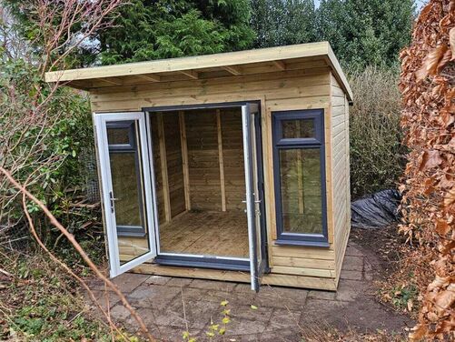 #PVC062 10x8 Pent Summer House
