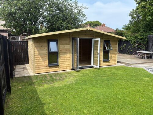 #PVC005 20x10 Apex Summer House