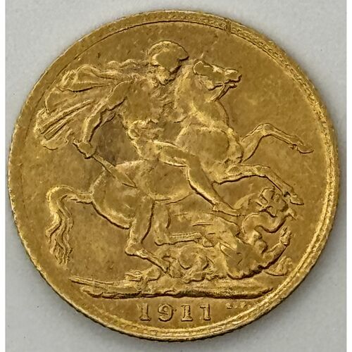 1911 full gold sovereign