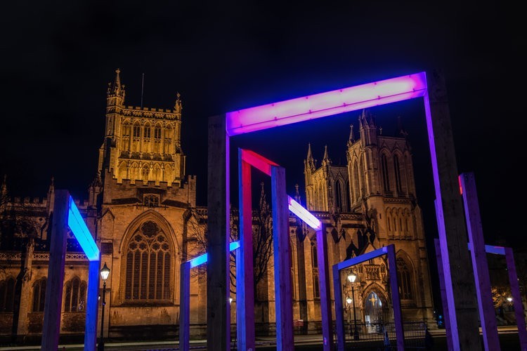 College Green Christmas Lights 2018