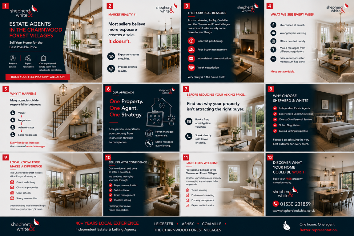 "Shepherd &amp; White Estate Agents &amp; Letting Agents in the Charnwood Villages | Buy, Sell, Rent"