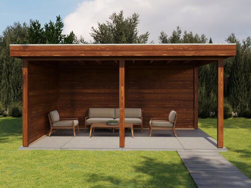 4.88mtr x 3.5mtr 28mm walled Gazebo