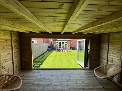 16x12 Pent Summer House
