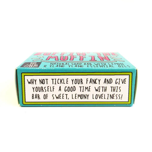 Buffin' the Muffin Soap Lemon & Ylang Ylang Funny Gift
