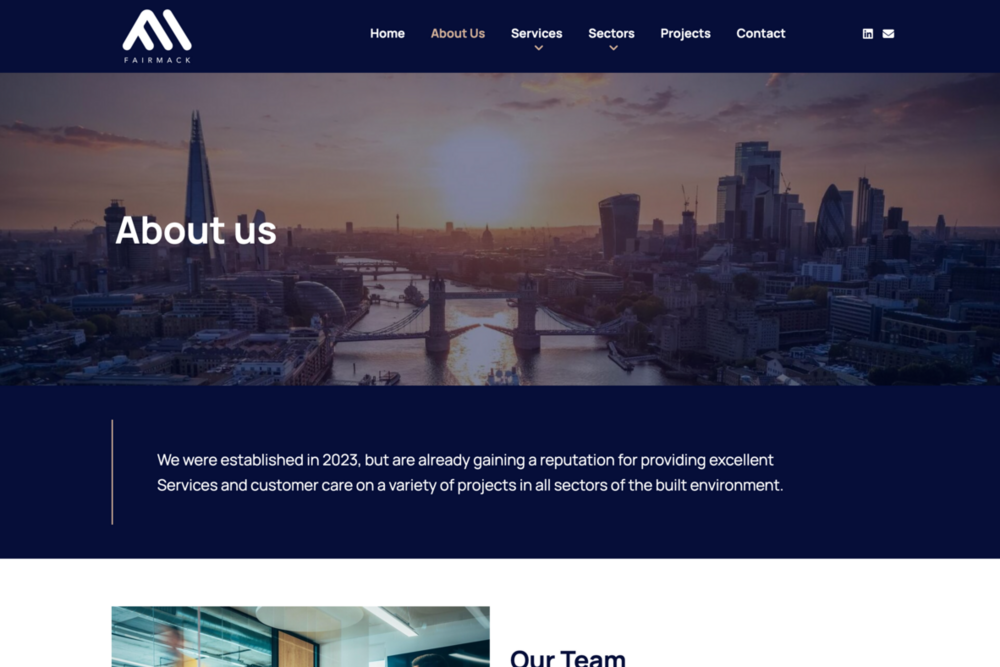 The best website packages for the services sector