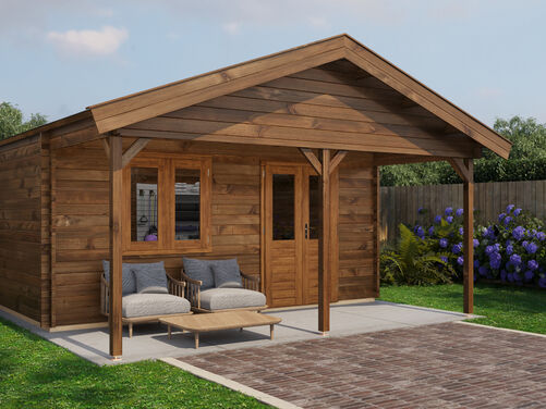 500cm x 300cm + 200cm Front Canopy