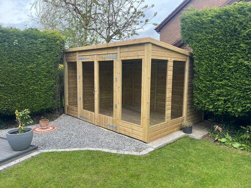 #SHP008 13x10 Pent Summer House