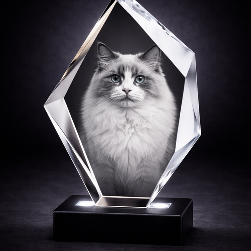 The Beautiful 3D Jura 14x10x6cm Pure Crystal Iceberg