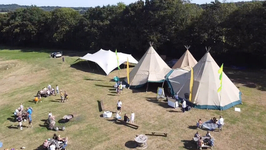 Tipi Marquee Sussex, Tipi Sussex, Glamping Sussex