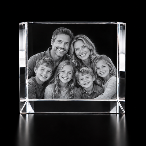 Exclusive GIGA 3D Crystal Block – 200 × 200 × 125 mm