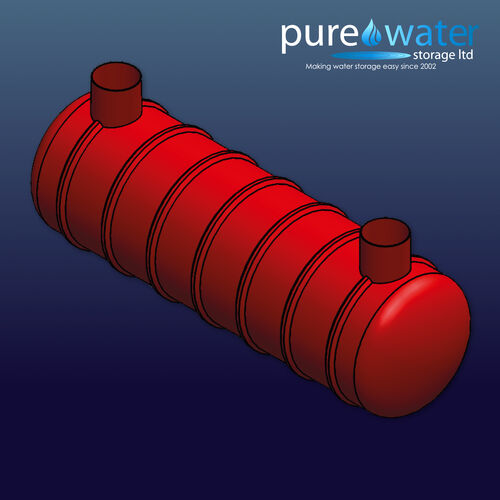 PU-F-15000-HVY Underground Fire Water Tank 15000L (Heavy Duty)