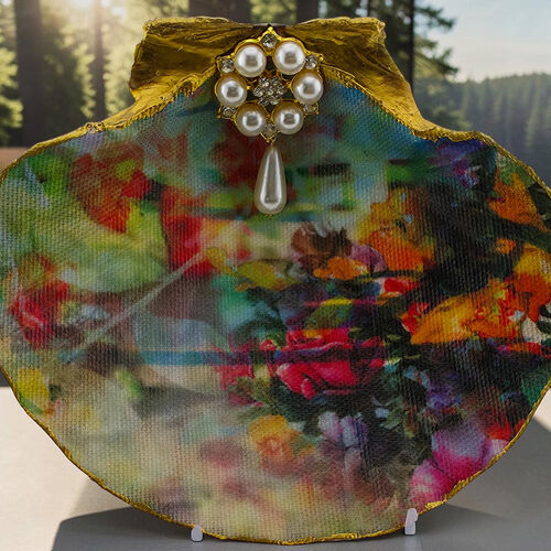 Handcrafted Scallop Shell Trinket Dish