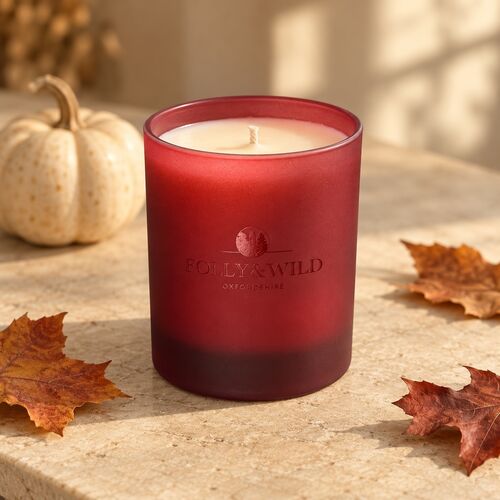 Burgundy Autumn Tumbler