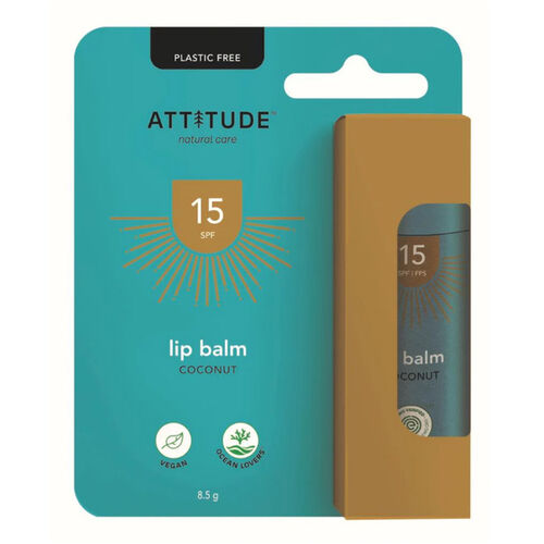 Attitude SPF 15 Coconut Lip Balm 8.5g