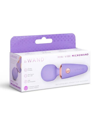 Le Wand Mini Micro Rechargeable Wand Violet