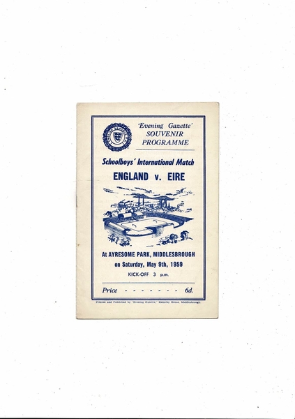 More Football Programmes being listed today