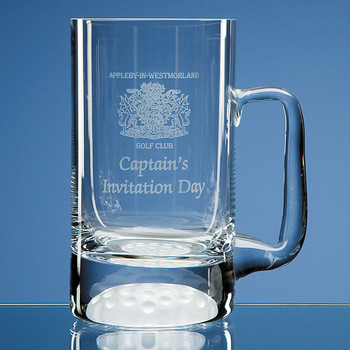 Handmade Golf Ball Base Tankard (1/2pt)