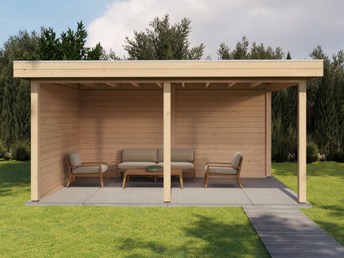 4.88mtr x 3.5mtr 28mm walled Gazebo