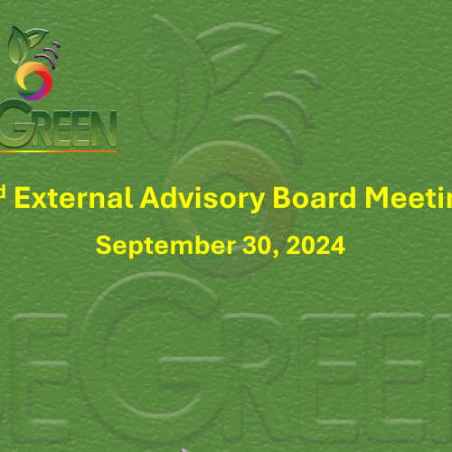 3rd External Advisory Board meeting to be held on Monday!