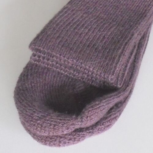 UK Alpaca Posh Socks Walking Damson