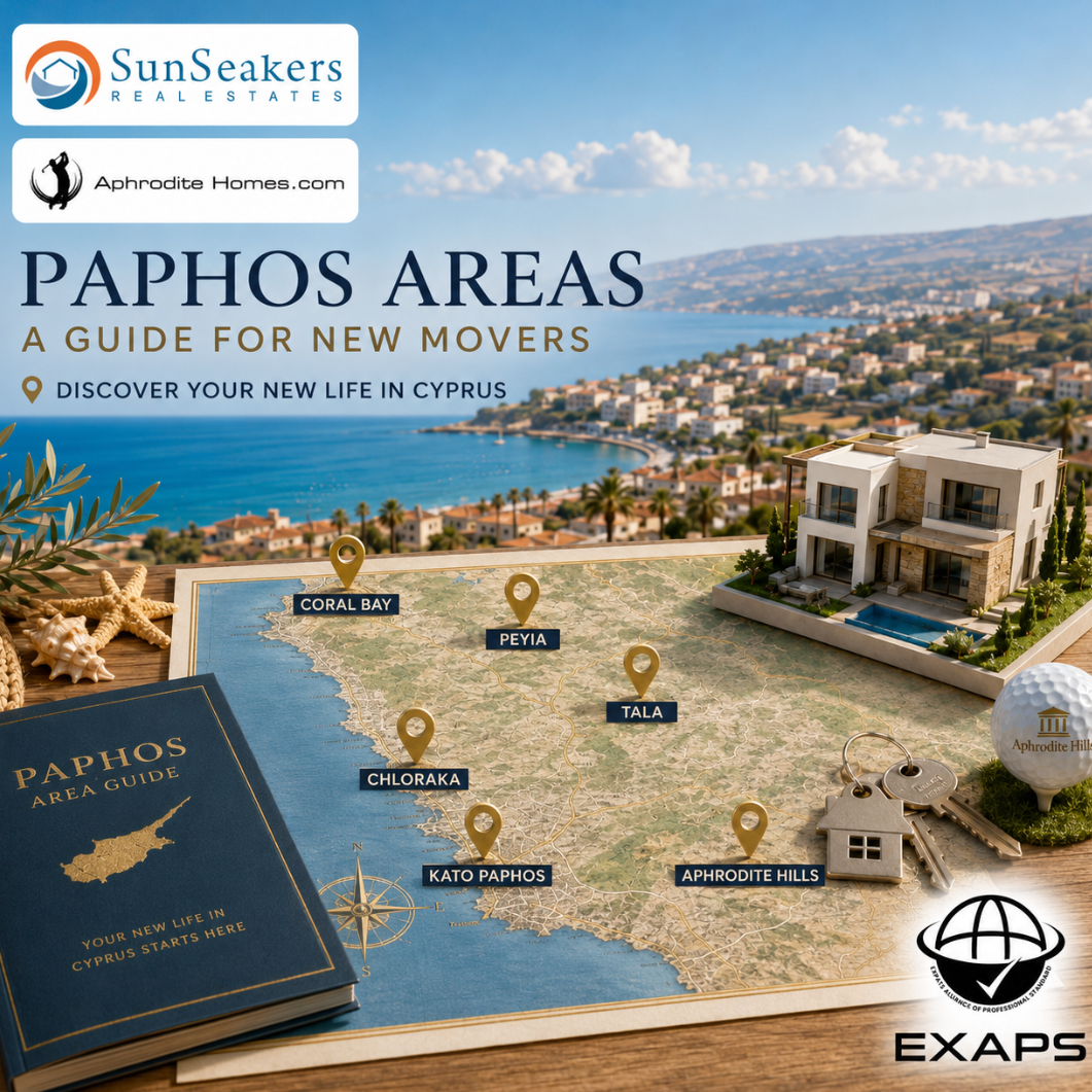 Paphos Area Guide for New Movers | Coral Bay, Peyia &amp; More