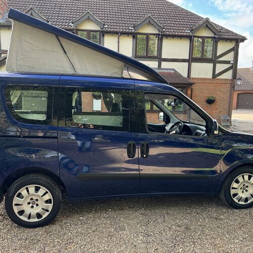 2013 (63)reg Fiat Doblo MyLife Camper Van 2 Berth 1.6 M-Jet Diesel 58644 miles