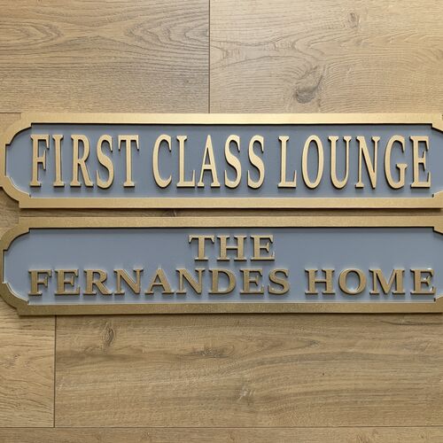 Customised Indoor Street Signs