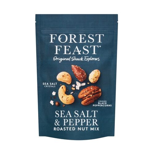 Forest Feast Slow Roasted Sea Salt & Black Peppercorn Nut Mix 120g