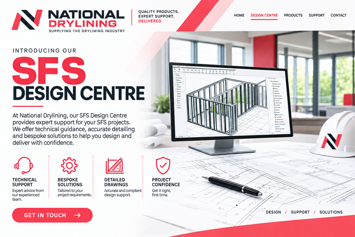 SFS Design Centre | National Drylining and SFS supplies | Nationwide Drylining | Nationwide SFS | Plastering