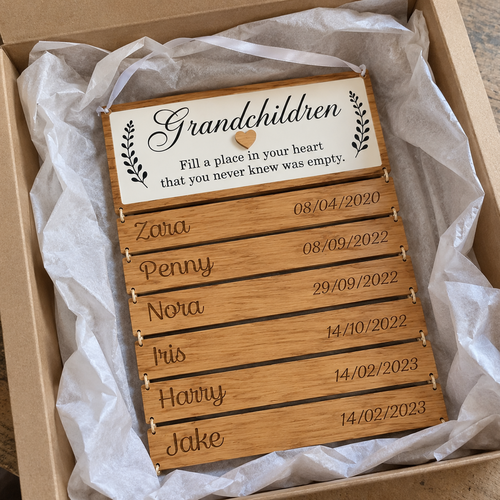 Grandchildren Quote Plaque