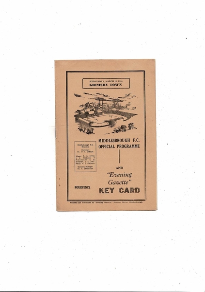 Latest Football Programmes being listed today