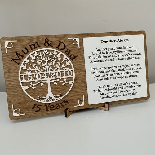 “Together Always” Anniversary Plaque