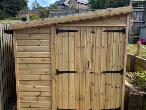 10x7 Pent Shed