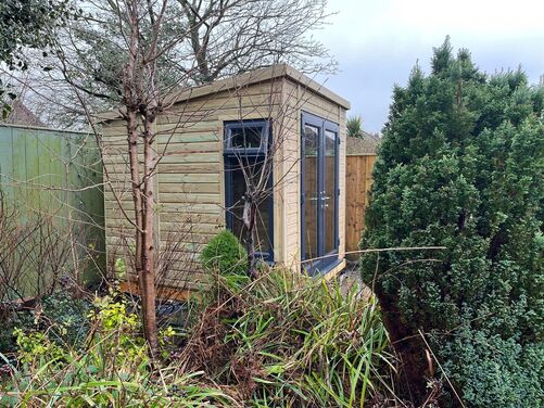 #PVC066 8X8 Pent Summer House