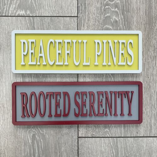 STANDARD Bonsai Signs