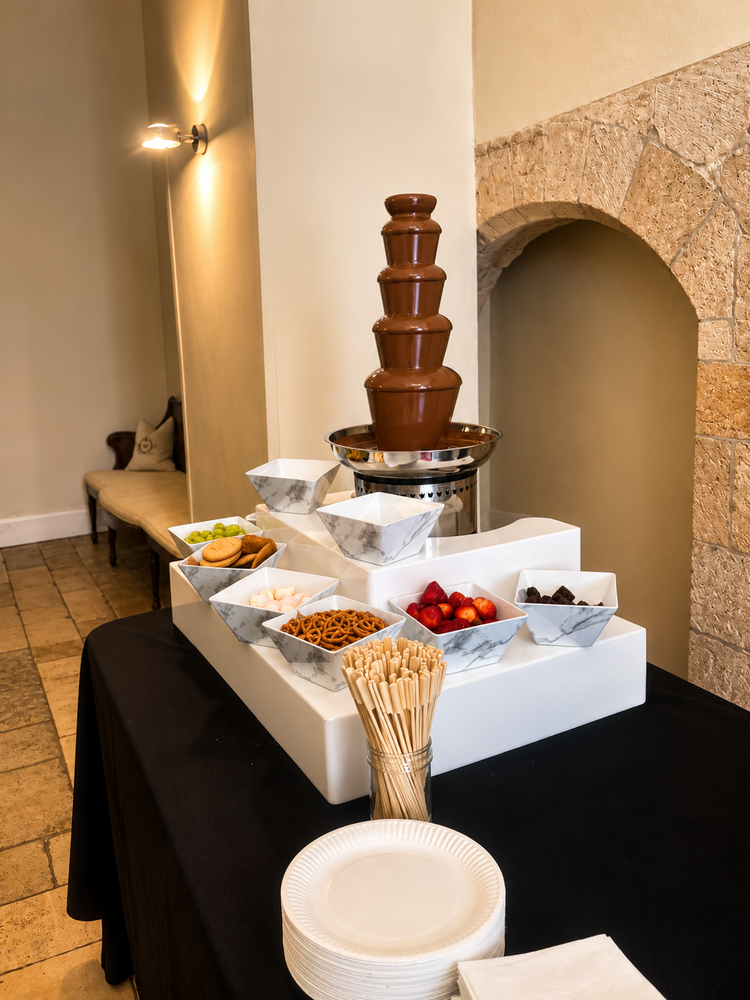 Chocolate Fountain Hire at Farnham Castle, Surrey | Pic Me! by Sweetalicious | Wedding Photo Booth Hire Hampshire | Corporate Photo Booth Hire Southampton | Luxury Photo Booth Hire Bournemouth