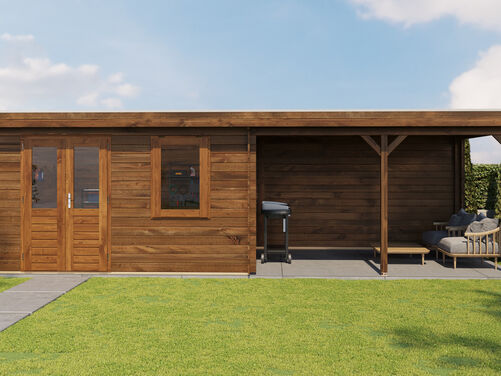 400cm x 300cm + 400cm Veranda