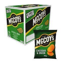 McCoy's Cheddar & Onion Crisps