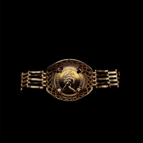 Half sovereign bracelet 