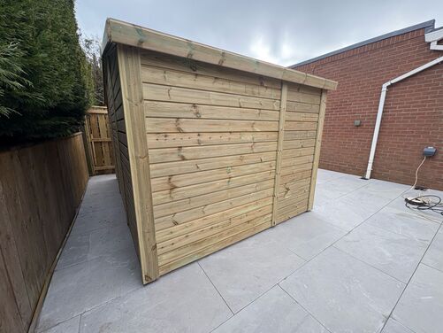 #A017 12x10 Apex Reverse Shed