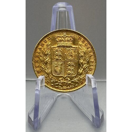 1884 Queen Victoria shield back full gold sovereign