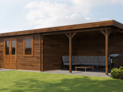 400cm x 400cm + 400cm Veranda