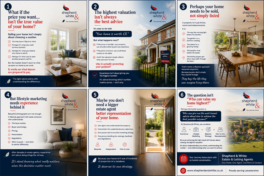The Journey Home: What if the price you want… isn't the true value of your home? | Shepherd and White  | Free property valuation Coalville | Request a property valuation Ashby De La Zouch  | Average house price in Charnwood