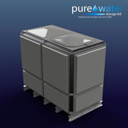 PW.2X1X1.5.TIF.AG - 4079 LITRE SECTIONAL WATER TANK, TOTALLY INTERNALLY FLANGED (TIF)