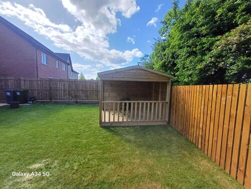 #A086 16x10 Apex Shed with Open Area