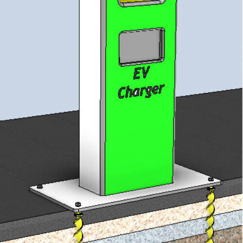 EV Charging Pedestal | Spirafix