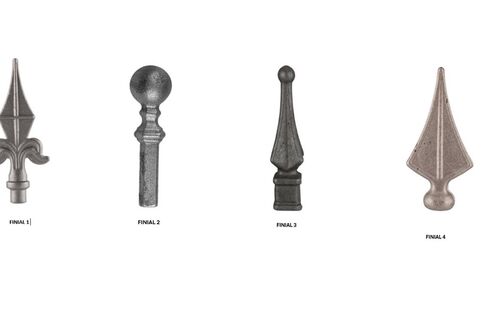 1200mm high spear top railing panel