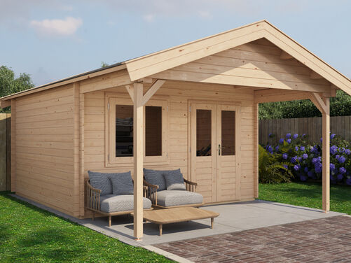 400cm x 400cm + 200cm Front Canopy