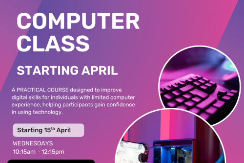 New Computer Classes Starting April 2026