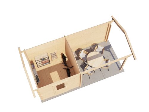 250cm x 250cm + 300cm Veranda